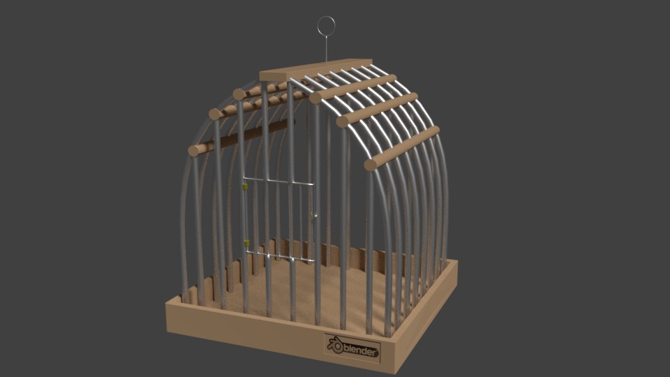 Modern bird cage preview image 1